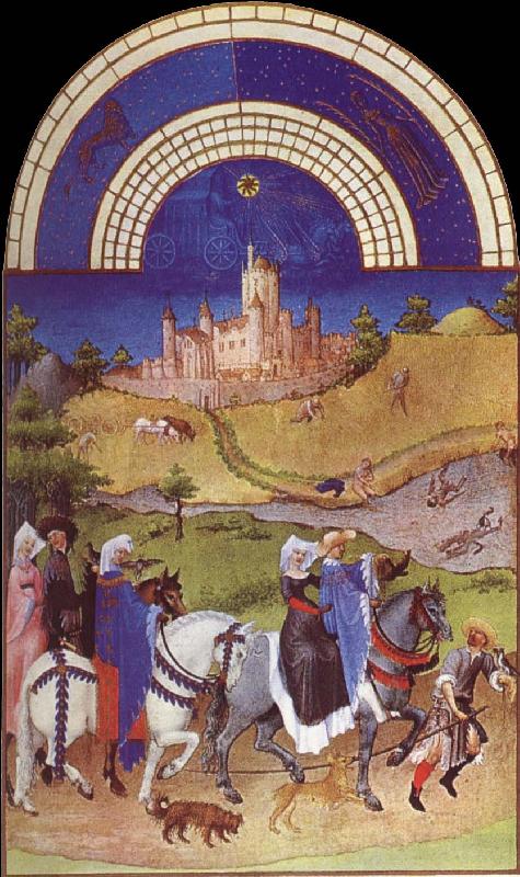 unknow artist Brod Limbourg, August  from Les Tres Riches Heures du Duc de Berry oil painting picture